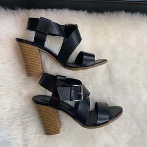 Black Heeled Sandals